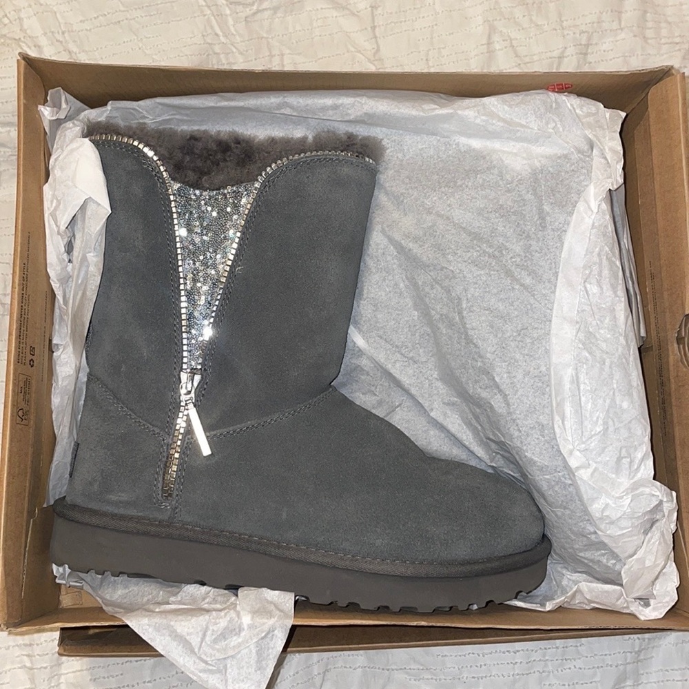 Ugg sequin zip boots